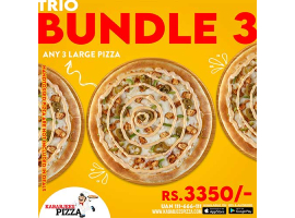 Kababjees Pizza Trio Bundle 3 For Rs.3350/-image-1104